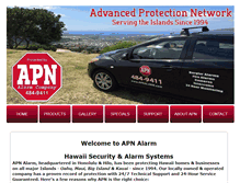 Tablet Screenshot of apnalarm.com